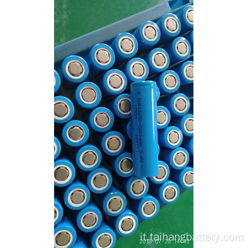 Batteria al litio 3.2v lifepo4 18650 batteria 1100mAh